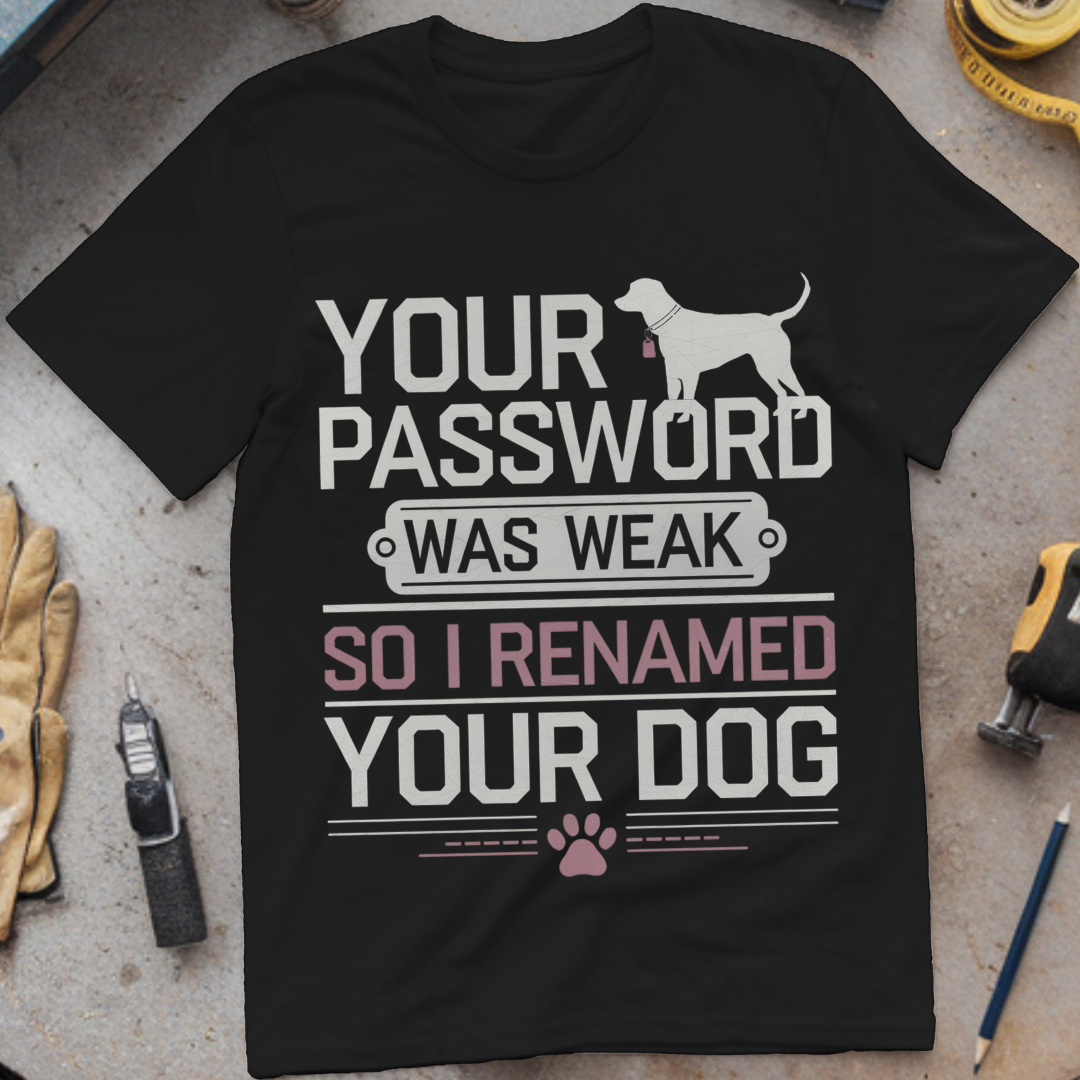 Your Password Was Weak, So I Renamed Your Dog