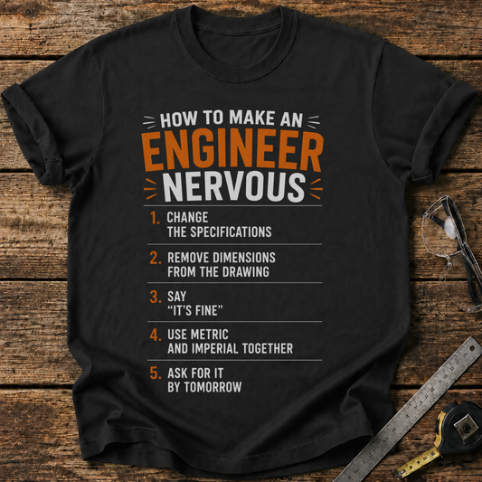 How to Make an Engineer Nervous T-shirt