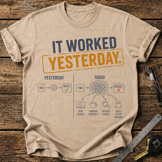 It Worked Yesterday T-shirt