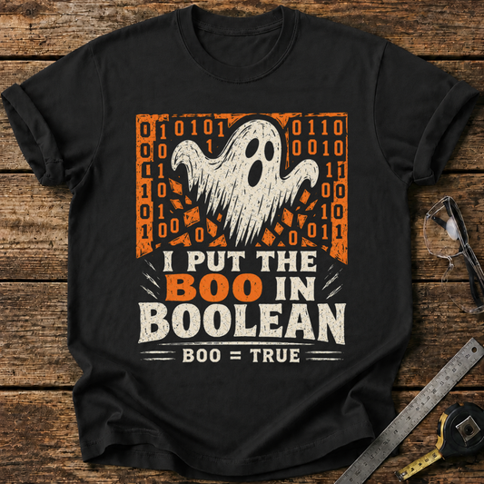 I Put the Boo in Boolean T-shirt