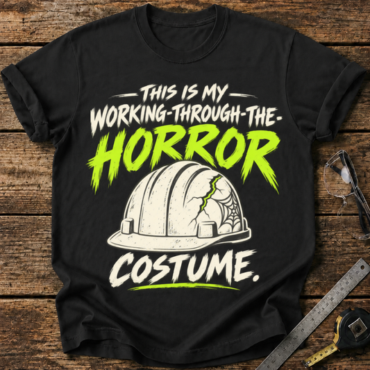 This Is My Working-Through-the-Horror Costume T-shirt