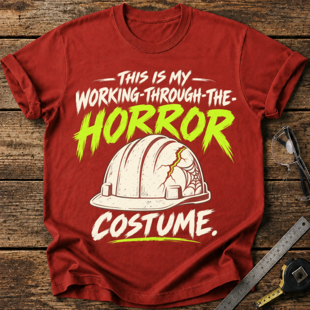 This Is My Working-Through-the-Horror Costume T-shirt