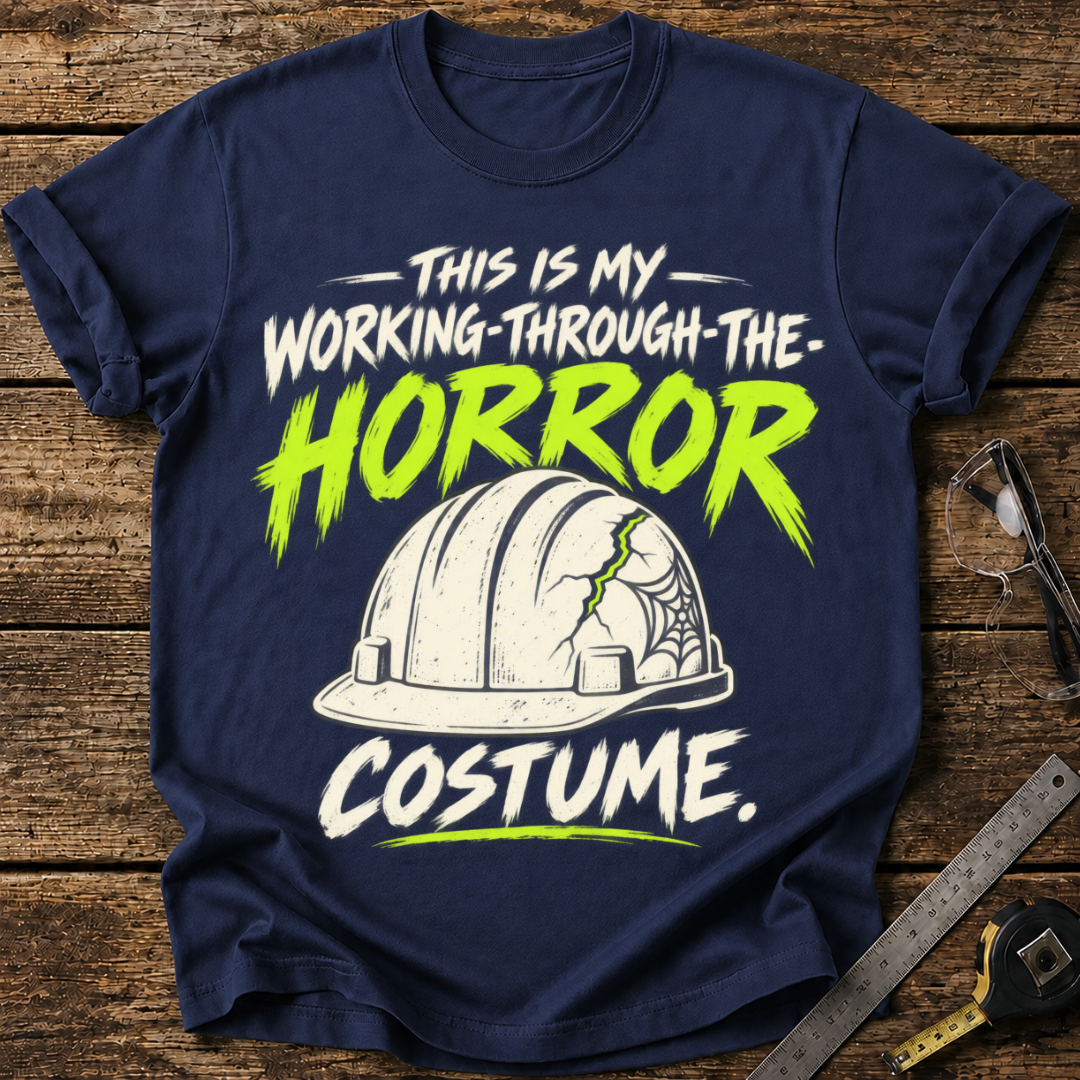 This Is My Working-Through-the-Horror Costume T-shirt