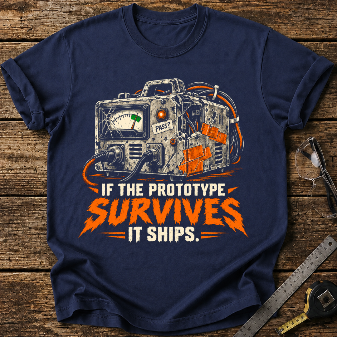 If the Prototype Survives, It Ships T-shirt