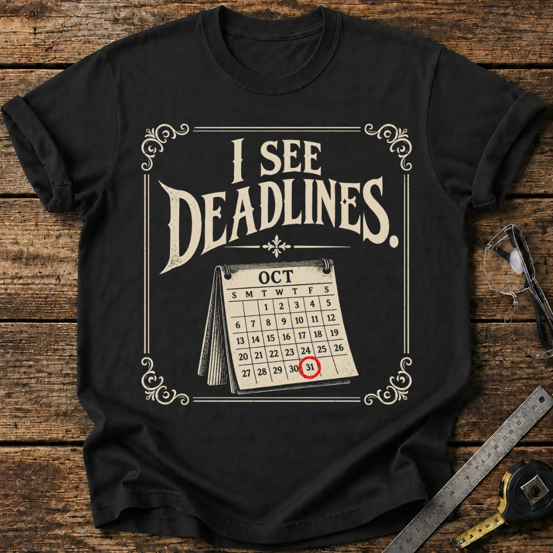I See Deadlines T-shirt