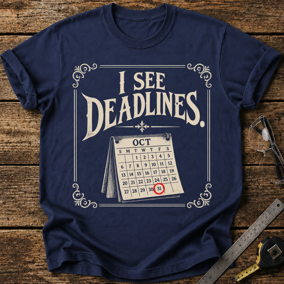 I See Deadlines T-shirt