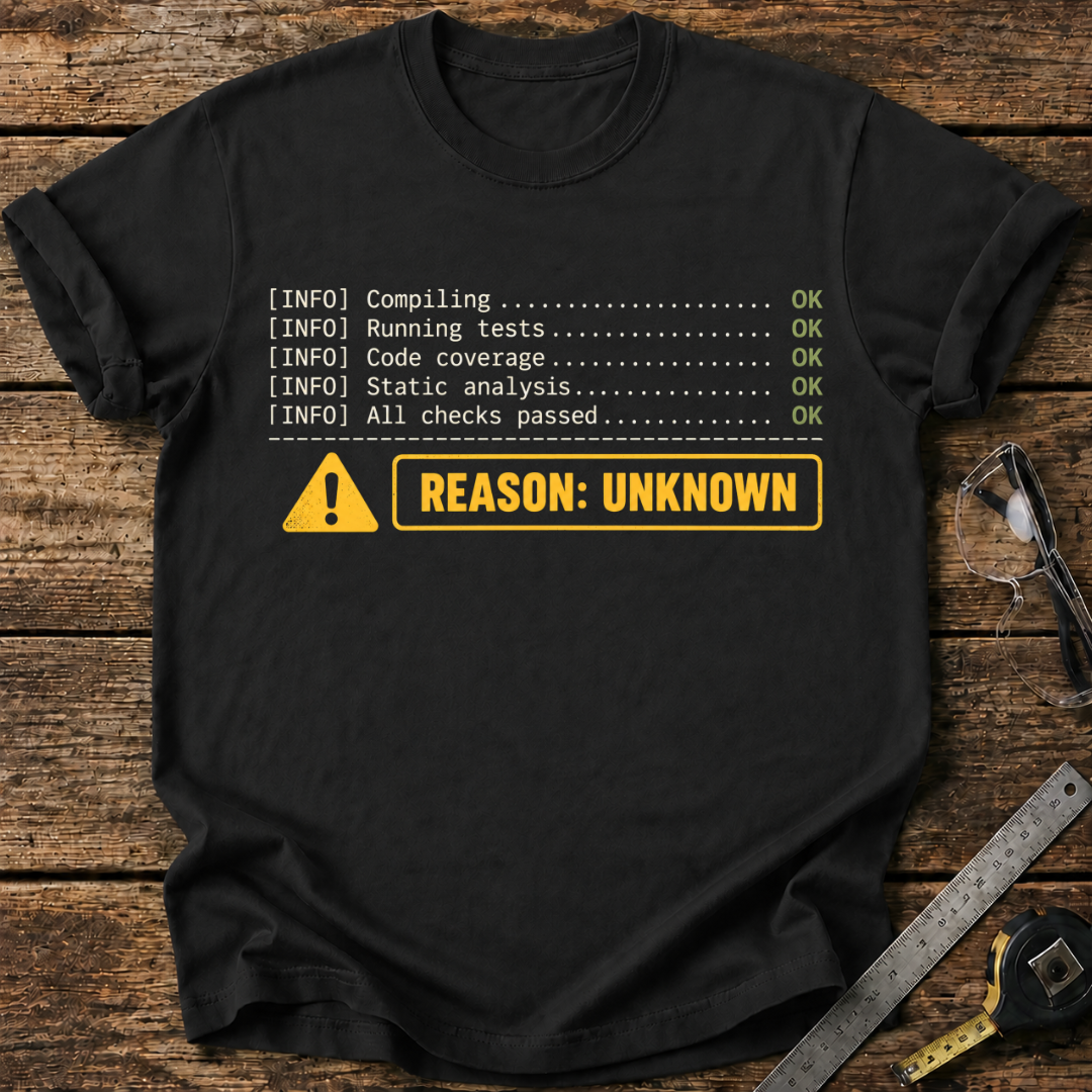 All Checks Passed, Reason: Unknown T-shirt