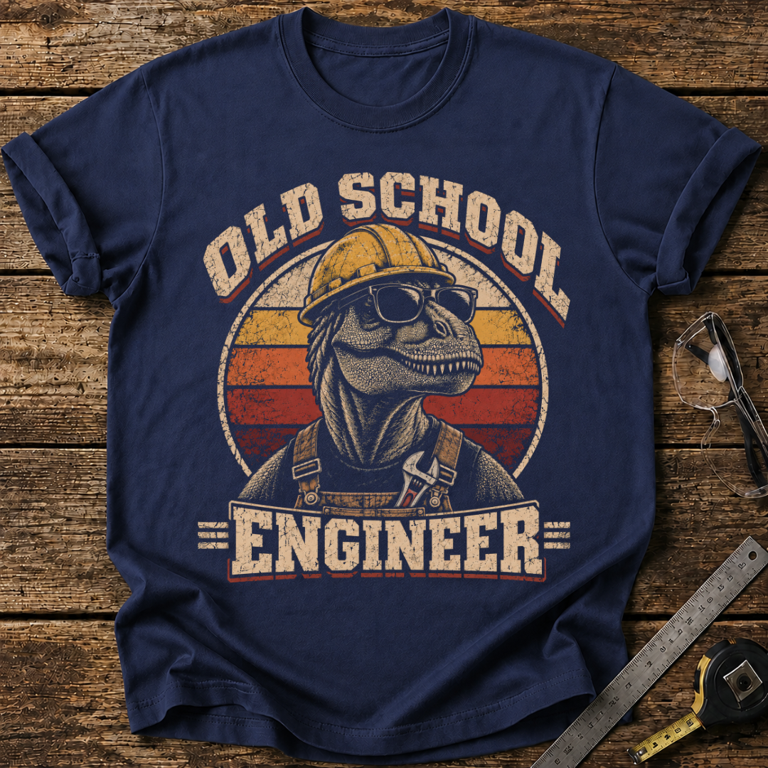 Old School Engineer T-shirt