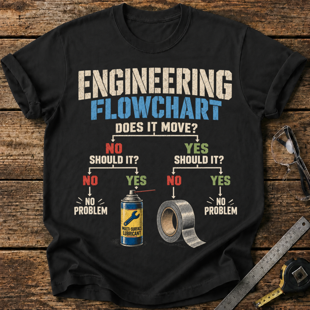 Engineering Flowchart T-shirt
