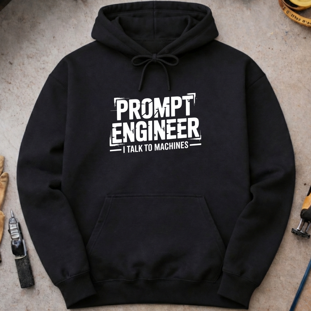 Prompt Engineer: I Talk to Machines Hoodie