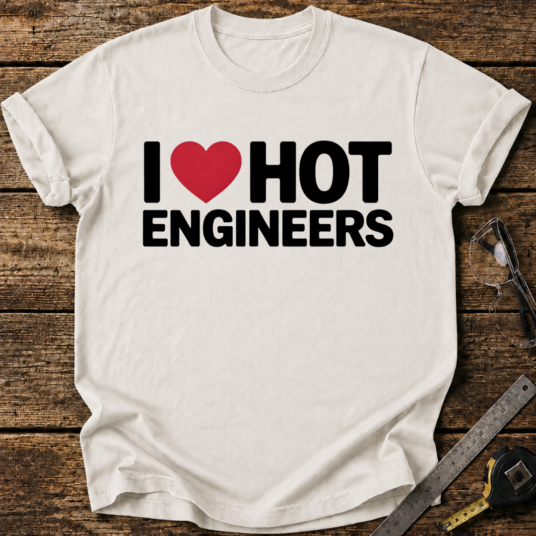 I love hot engineers T-shirt