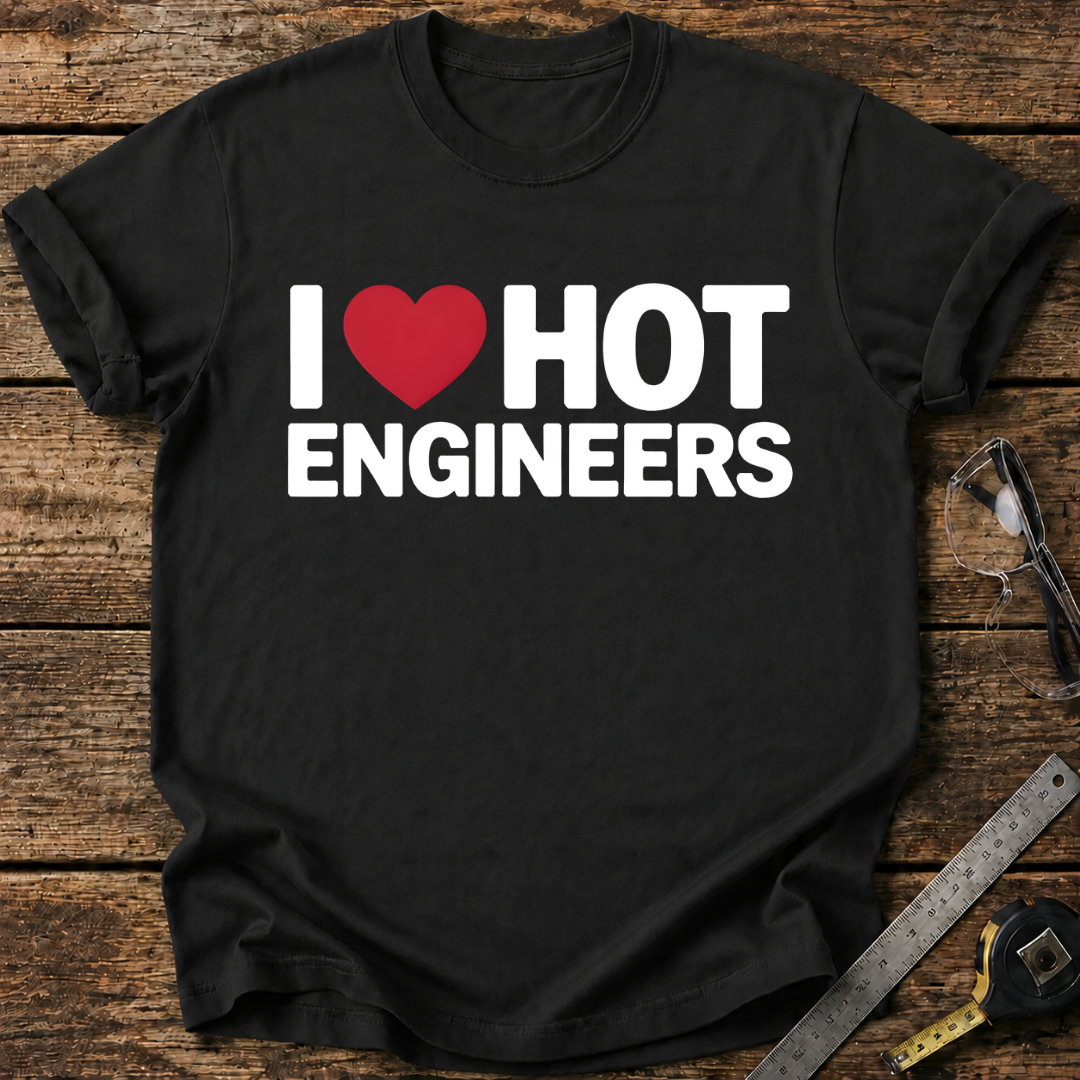 I love hot engineers T-shirt