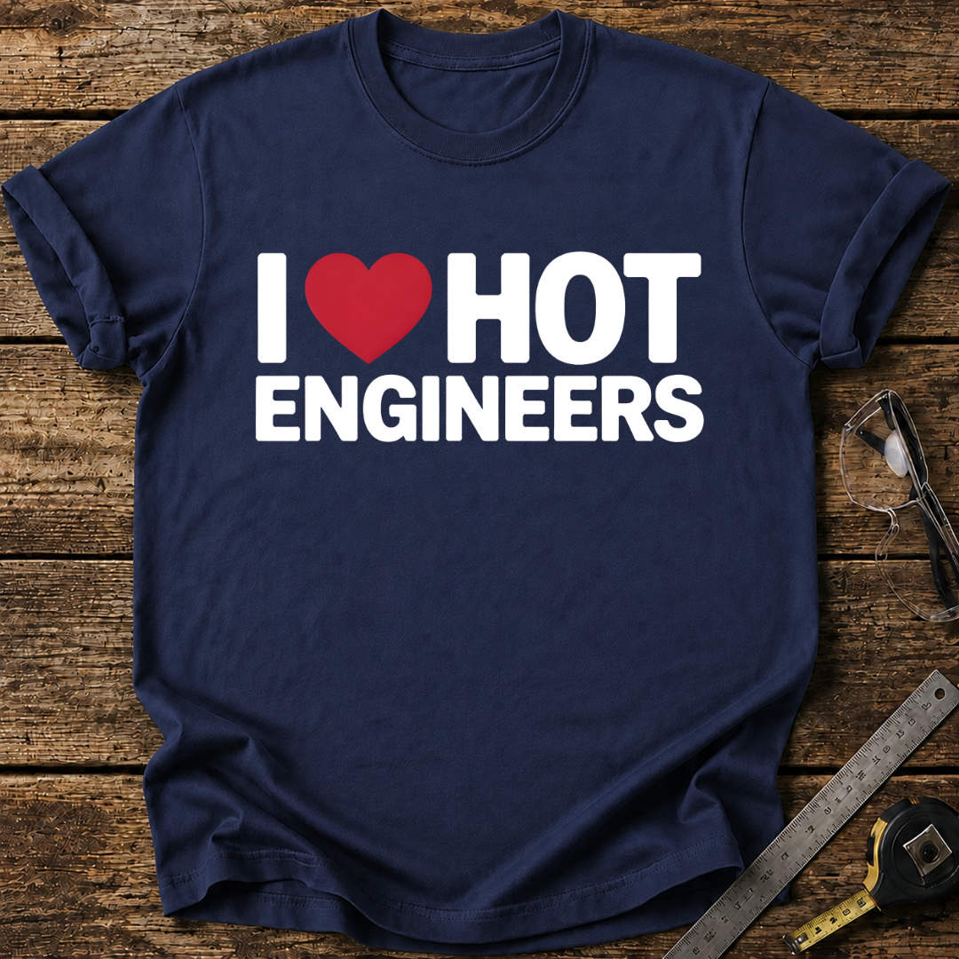 I love hot engineers T-shirt