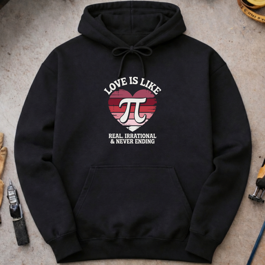 Love is like Pi Hoodie