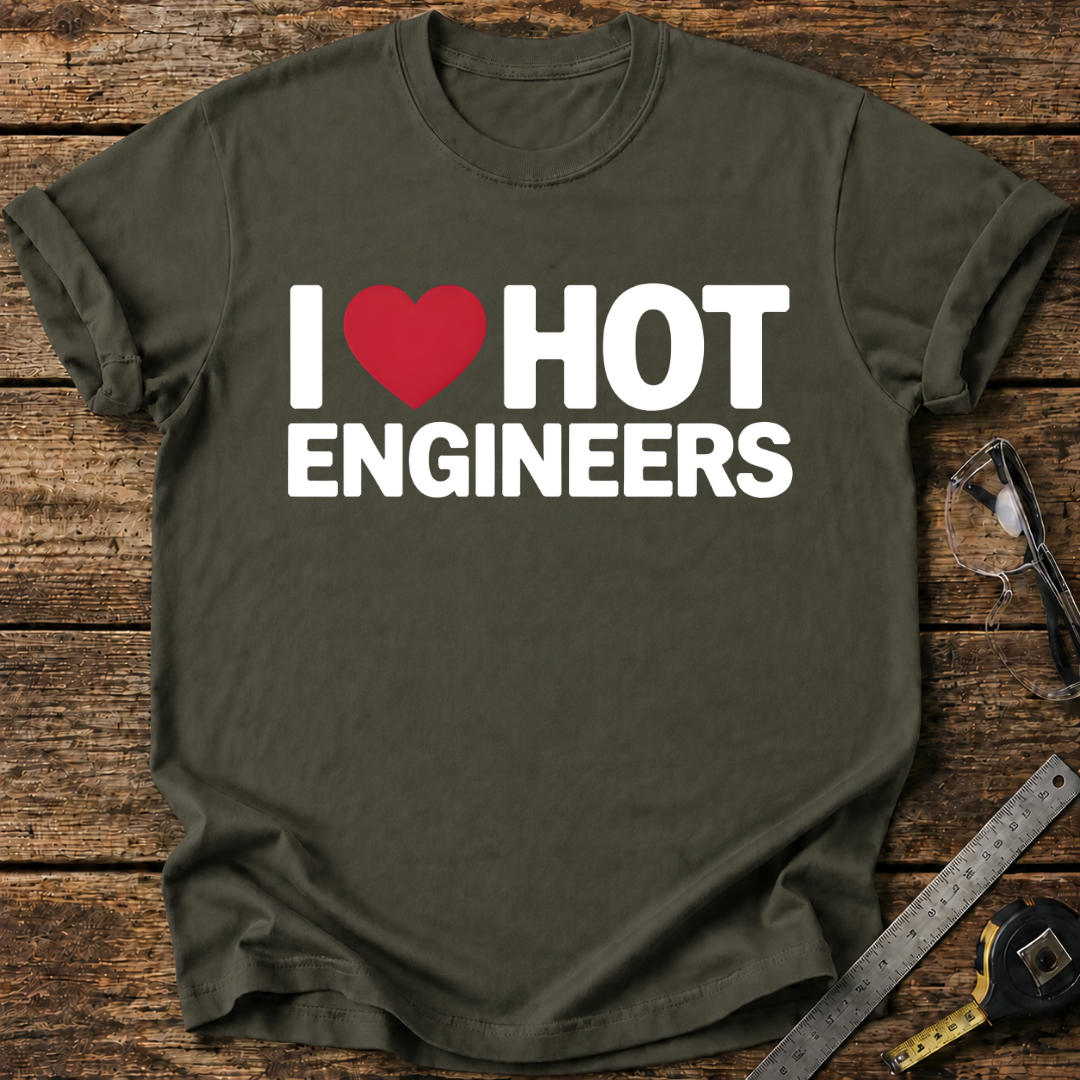 I love hot engineers T-shirt