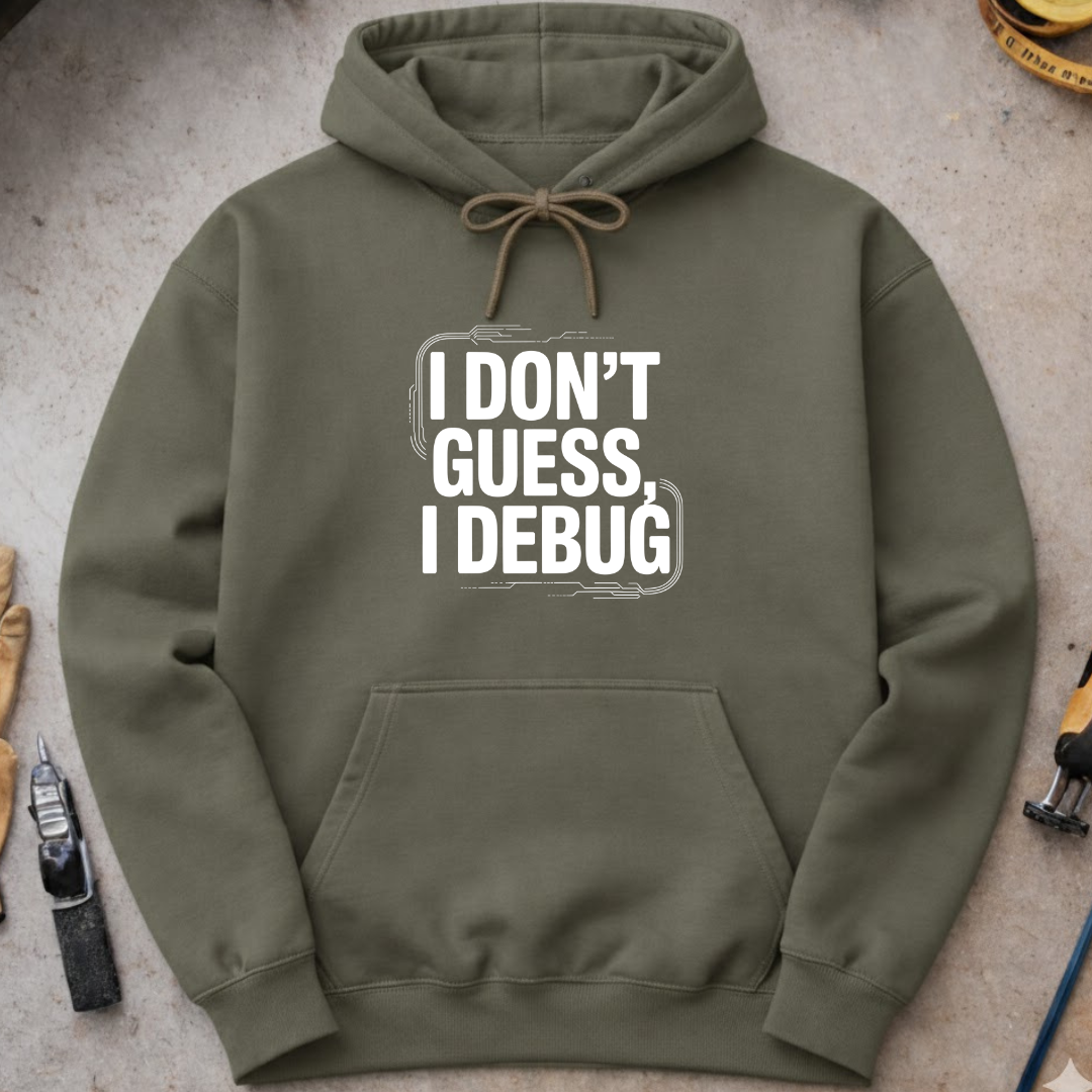 I don’t guess, I debug Hoodie