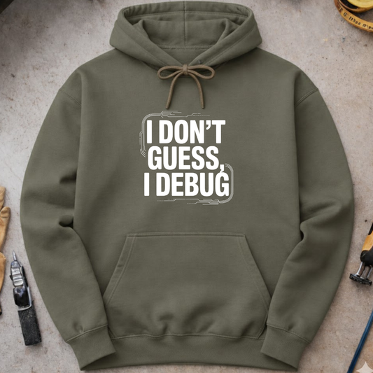 I don’t guess, I debug Hoodie