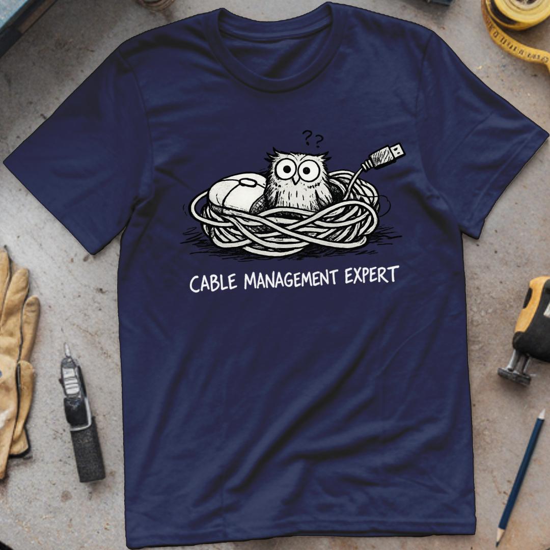 Cable Management Expert T-shirt