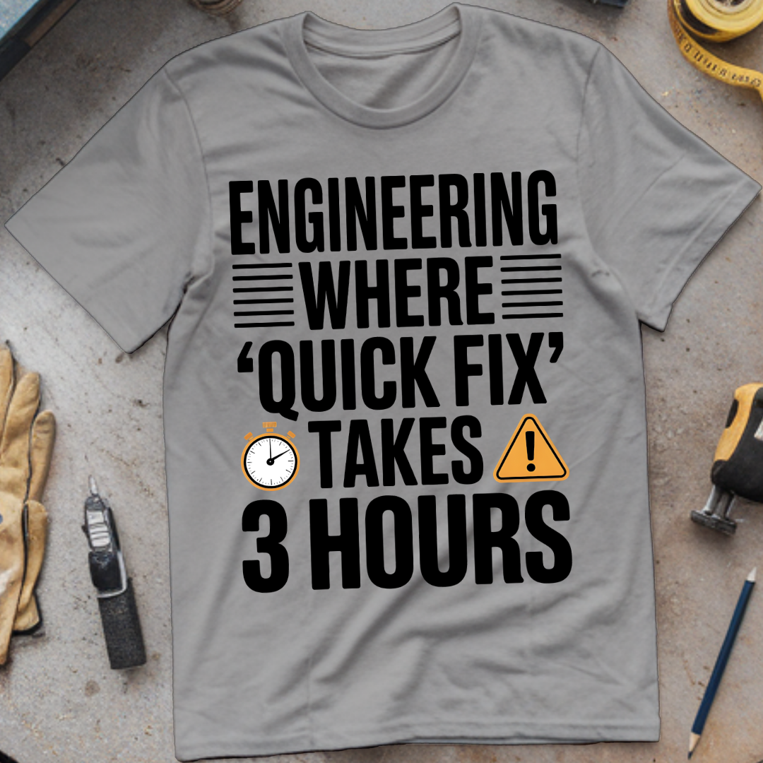 Engineering Where a Quick Fix Takes 3 Hours