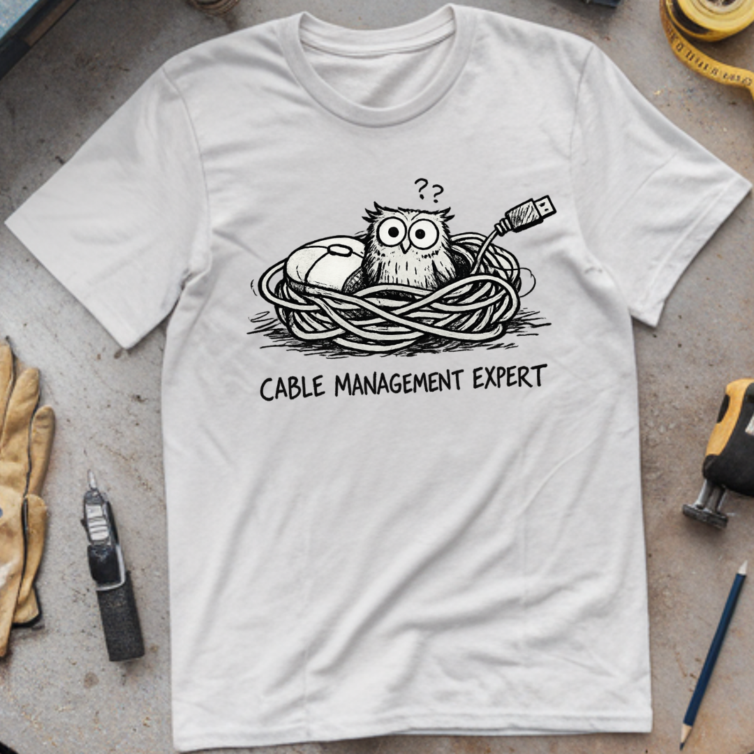 Cable Management Expert T-shirt