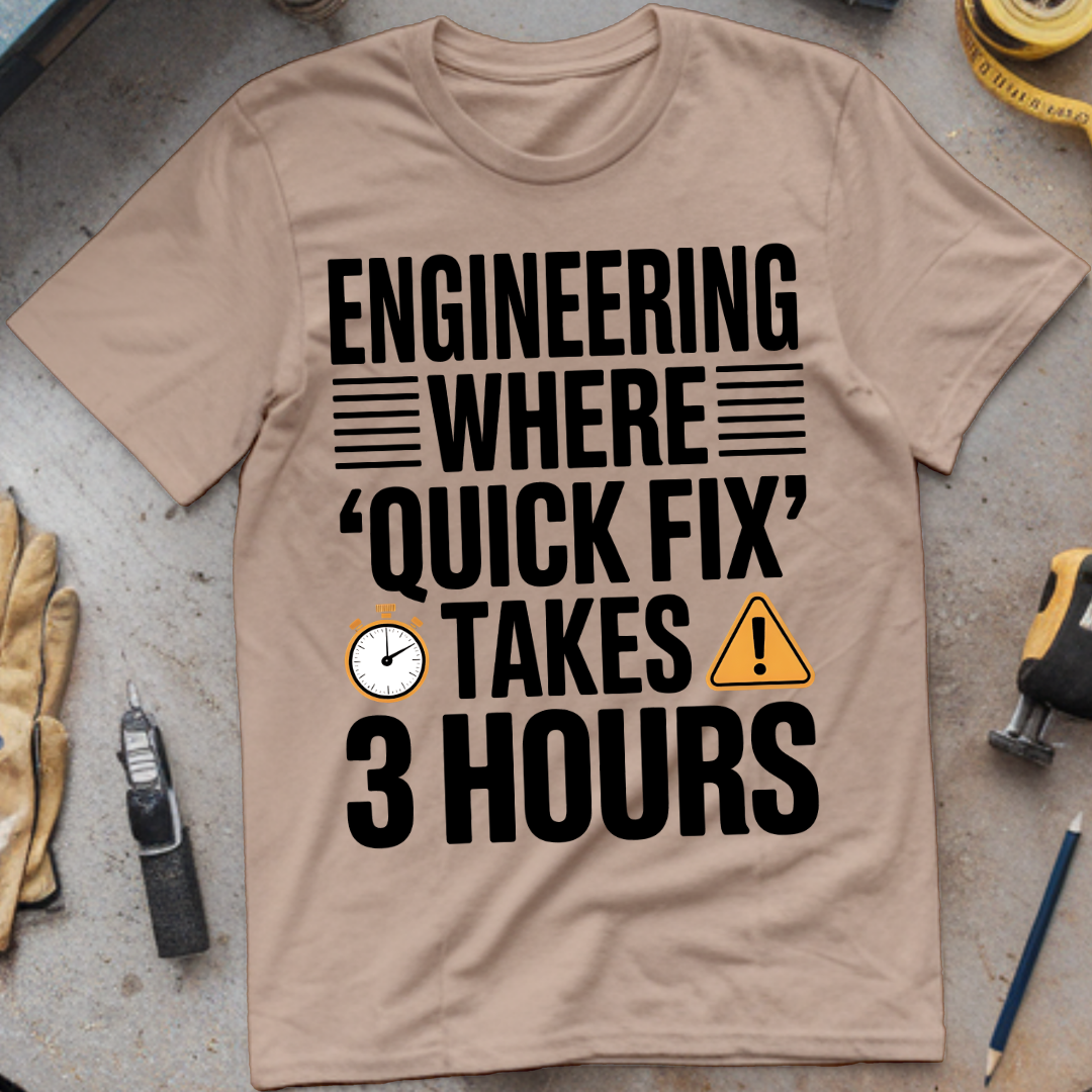Engineering Where a Quick Fix Takes 3 Hours