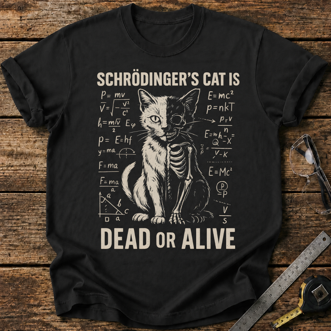 Schrödinger's Cat is Dead or Alive T-shirt