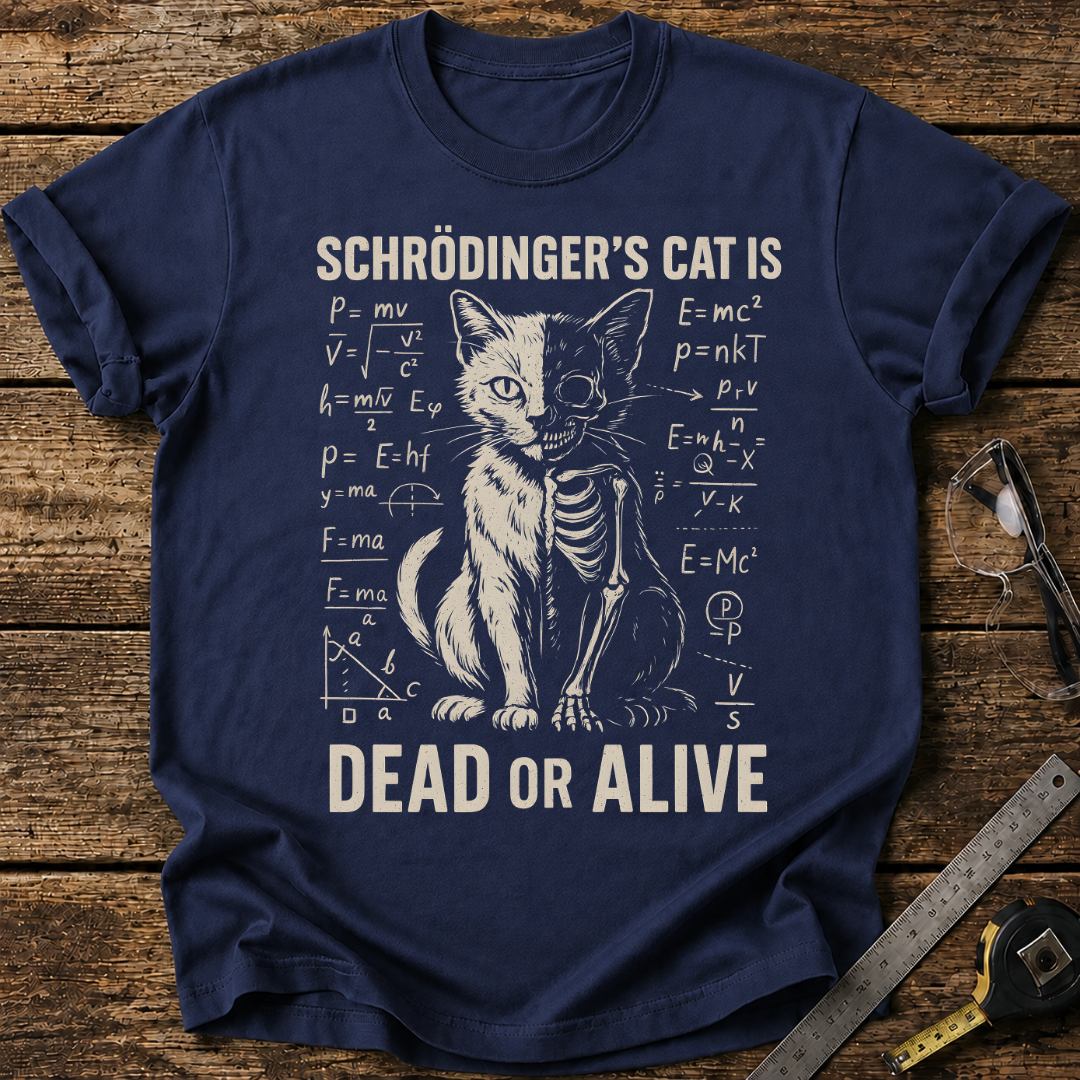 Schrödinger's Cat is Dead or Alive T-shirt
