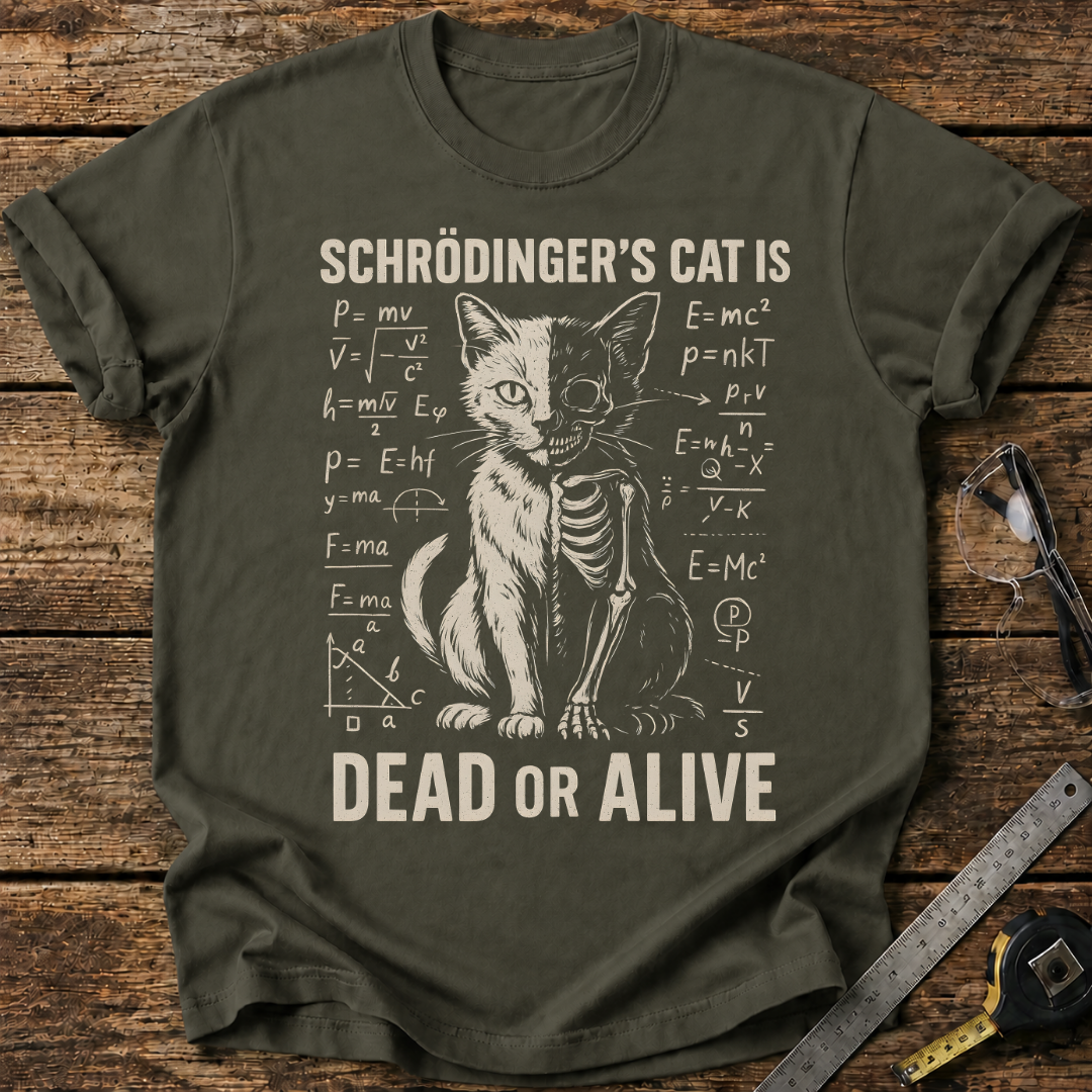Schrödinger's Cat is Dead or Alive T-shirt