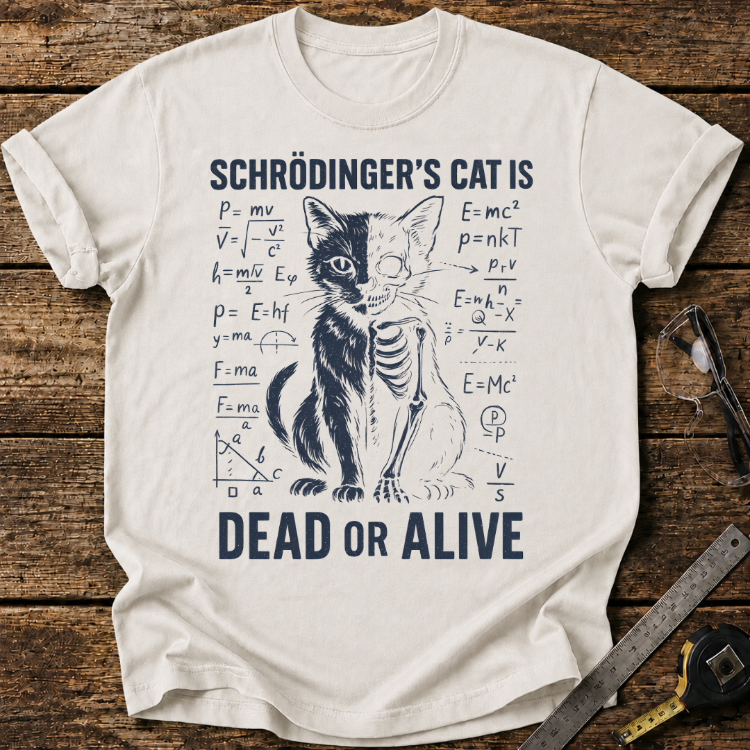 Schrödinger's Cat is Dead or Alive T-shirt