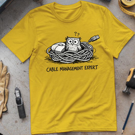 Cable Management Expert T-shirt