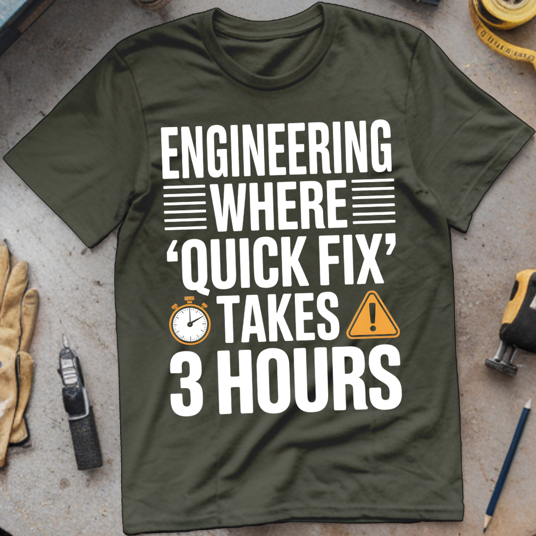 Engineering Where a Quick Fix Takes 3 Hours