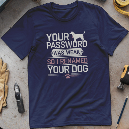 Your Password Was Weak, So I Renamed Your Dog