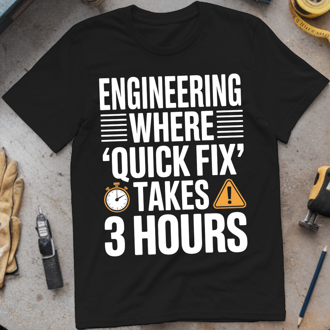Engineering Where a Quick Fix Takes 3 Hours