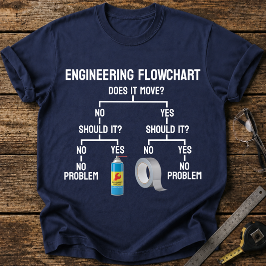 Engineering Flowchart T-shirt