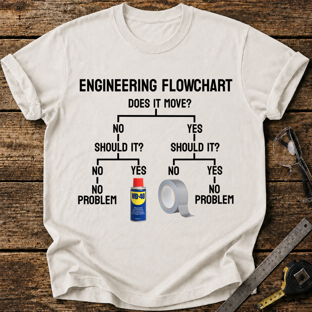 Engineering Flowchart T-shirt