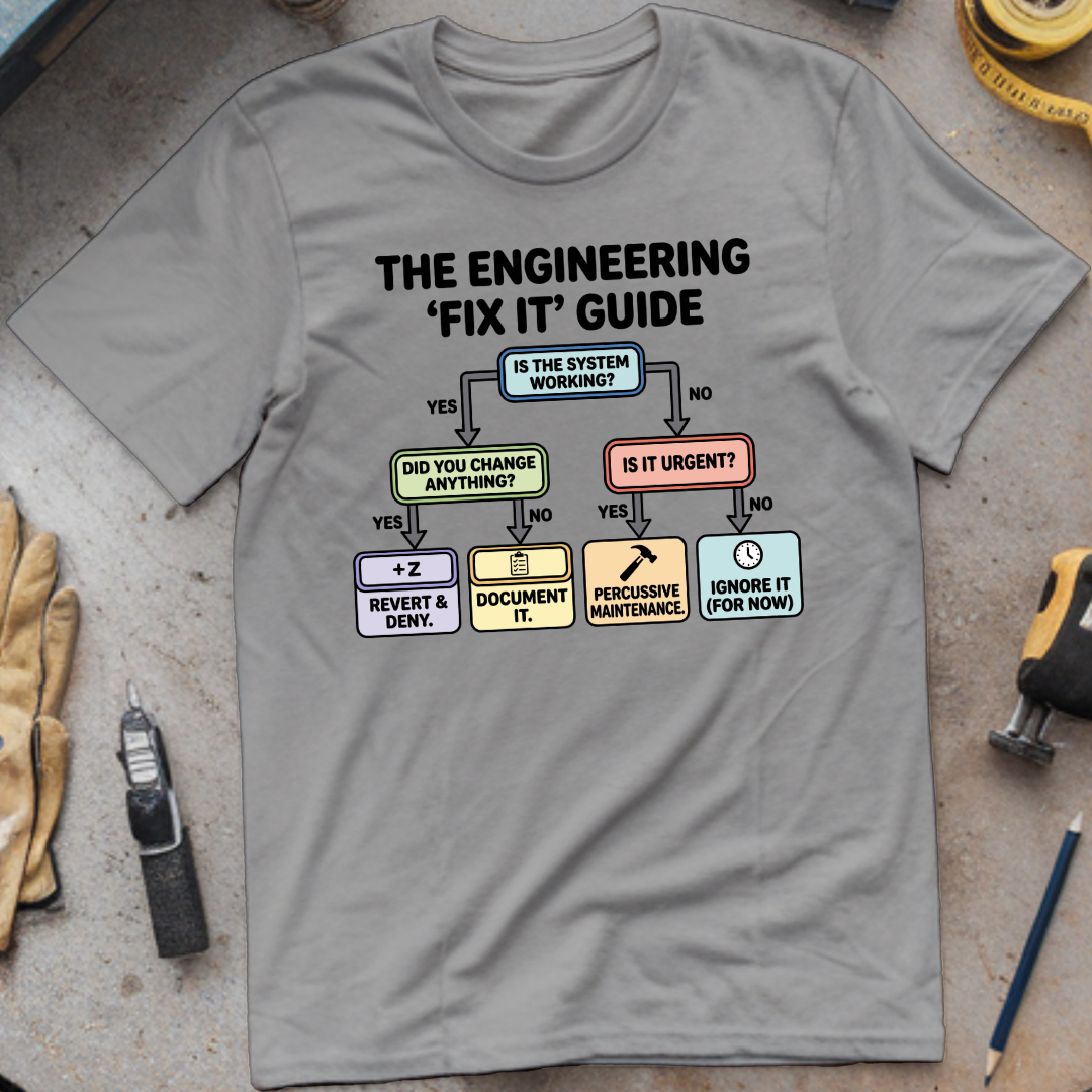 The Engineering “Fix It” Guide T-shirt