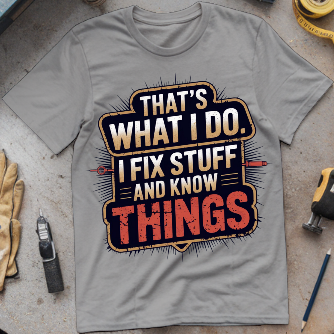 That’s What I Do: I Fix Stuff and Know Things
