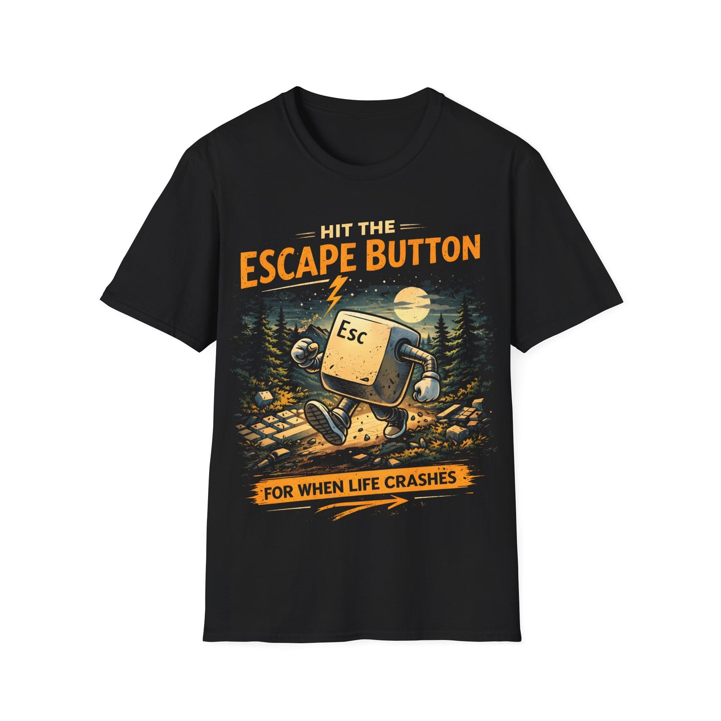 Escape Button T-shirt