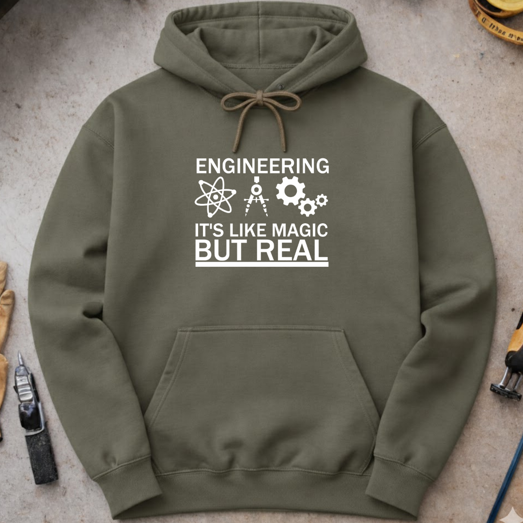 Engineering Isn’t Like Magic Hoodie