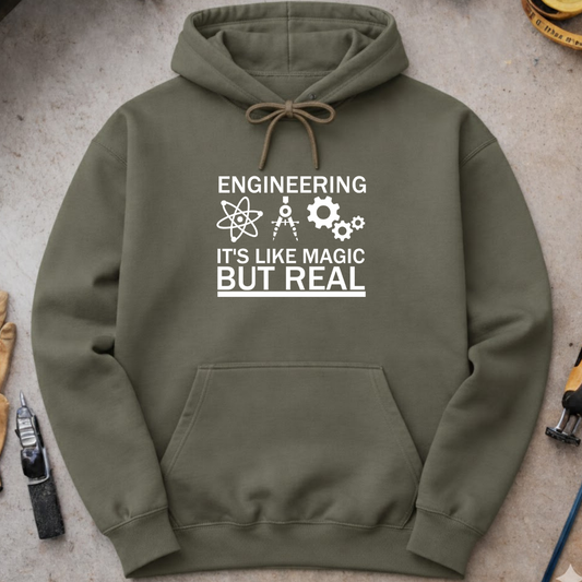 Engineering Isn’t Like Magic Hoodie