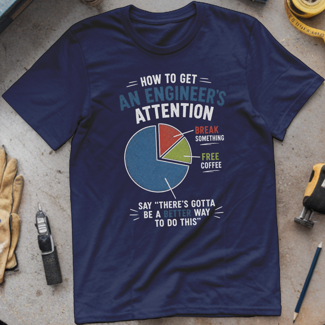 How to Get an Engineer's Attention T-shirt