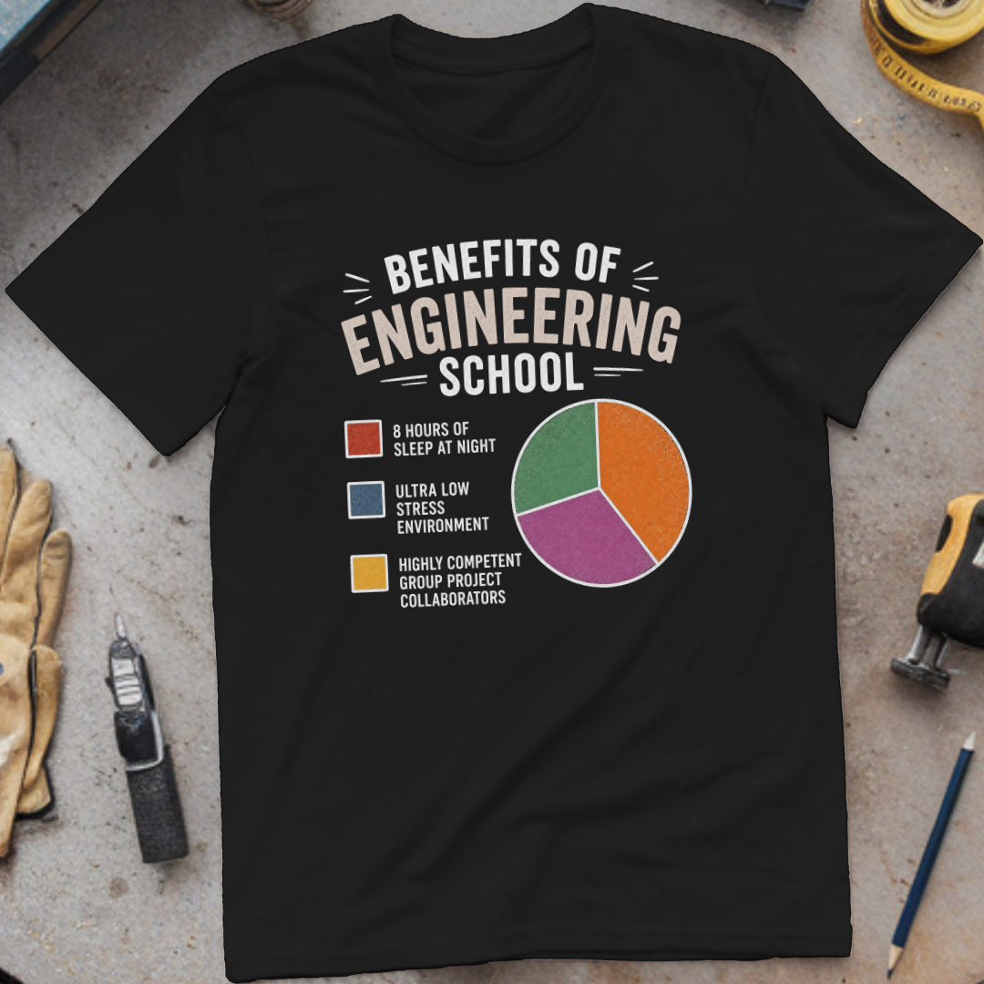 Benefits of Engineering School T-shirt