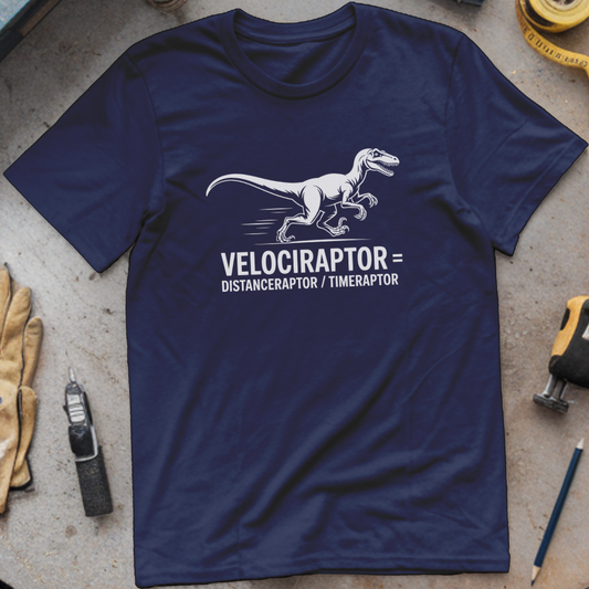 Velociraptor = distanceraptor ÷ timeraptor