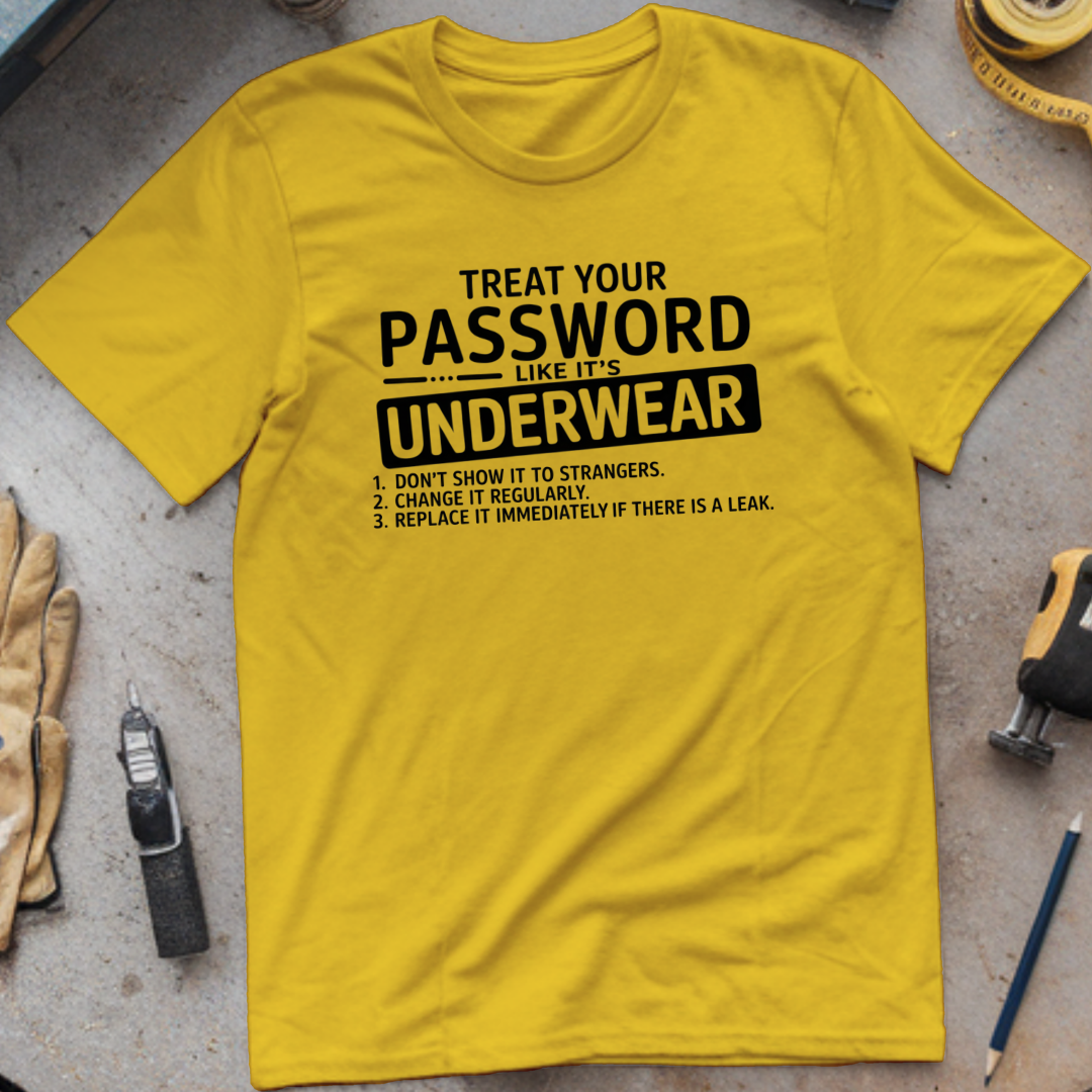 Treat Your Password Like Your Underwear