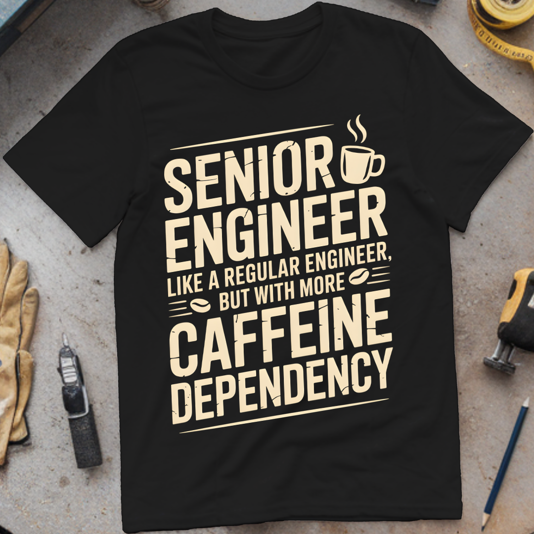 Senior engineer like a regular engineer, but with more caffeine dependency