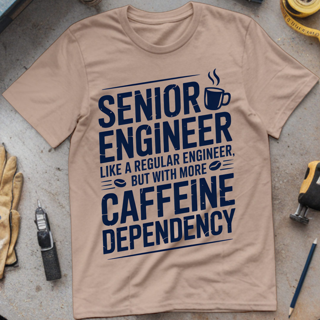 Senior engineer like a regular engineer, but with more caffeine dependency
