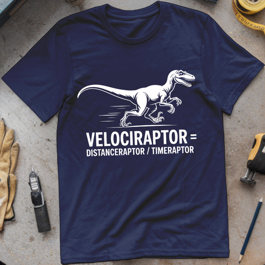 Velociraptor = distanceraptor ÷ timeraptor