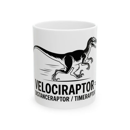 Velociraptor = distanceraptor ÷ timeraptor