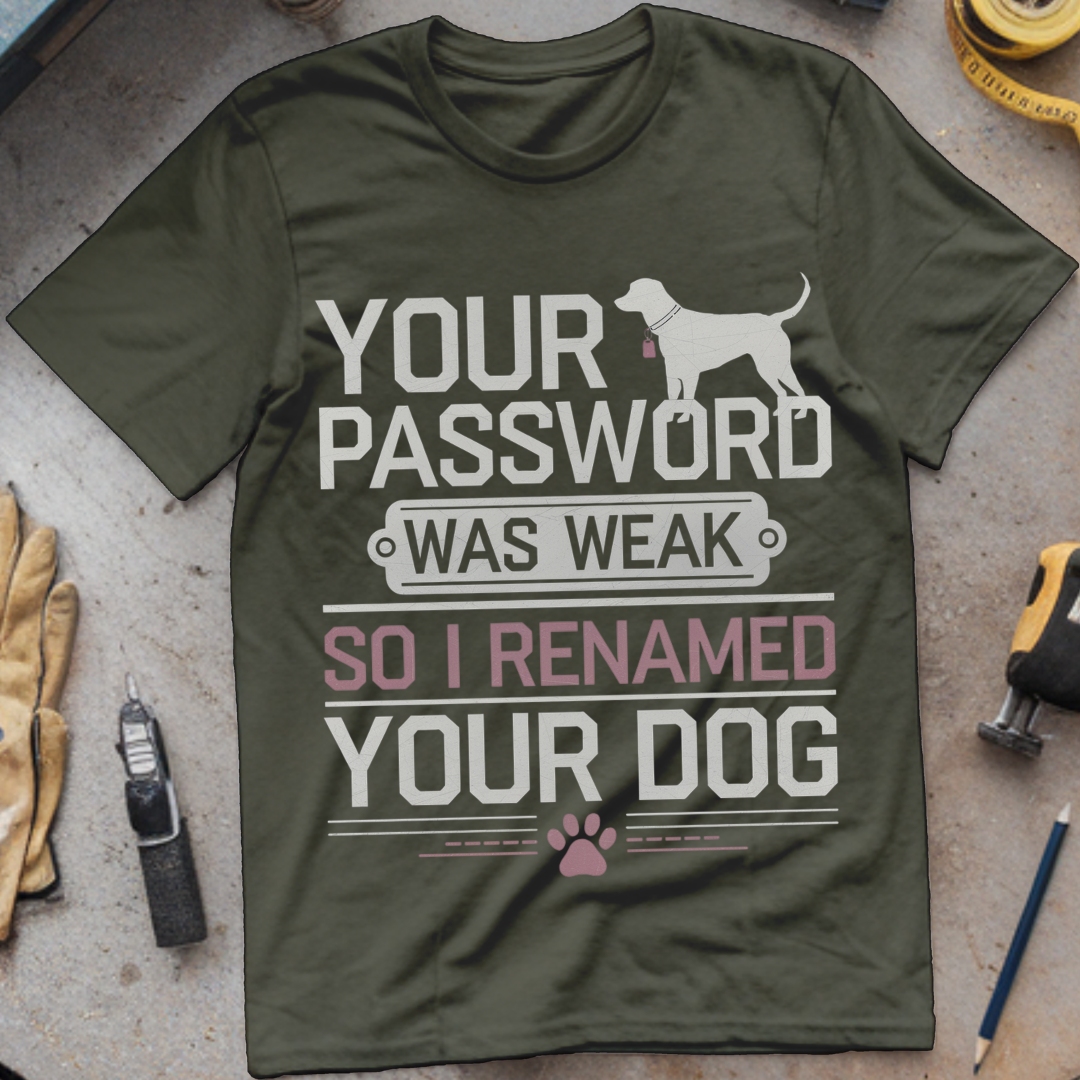 Your Password Was Weak, So I Renamed Your Dog