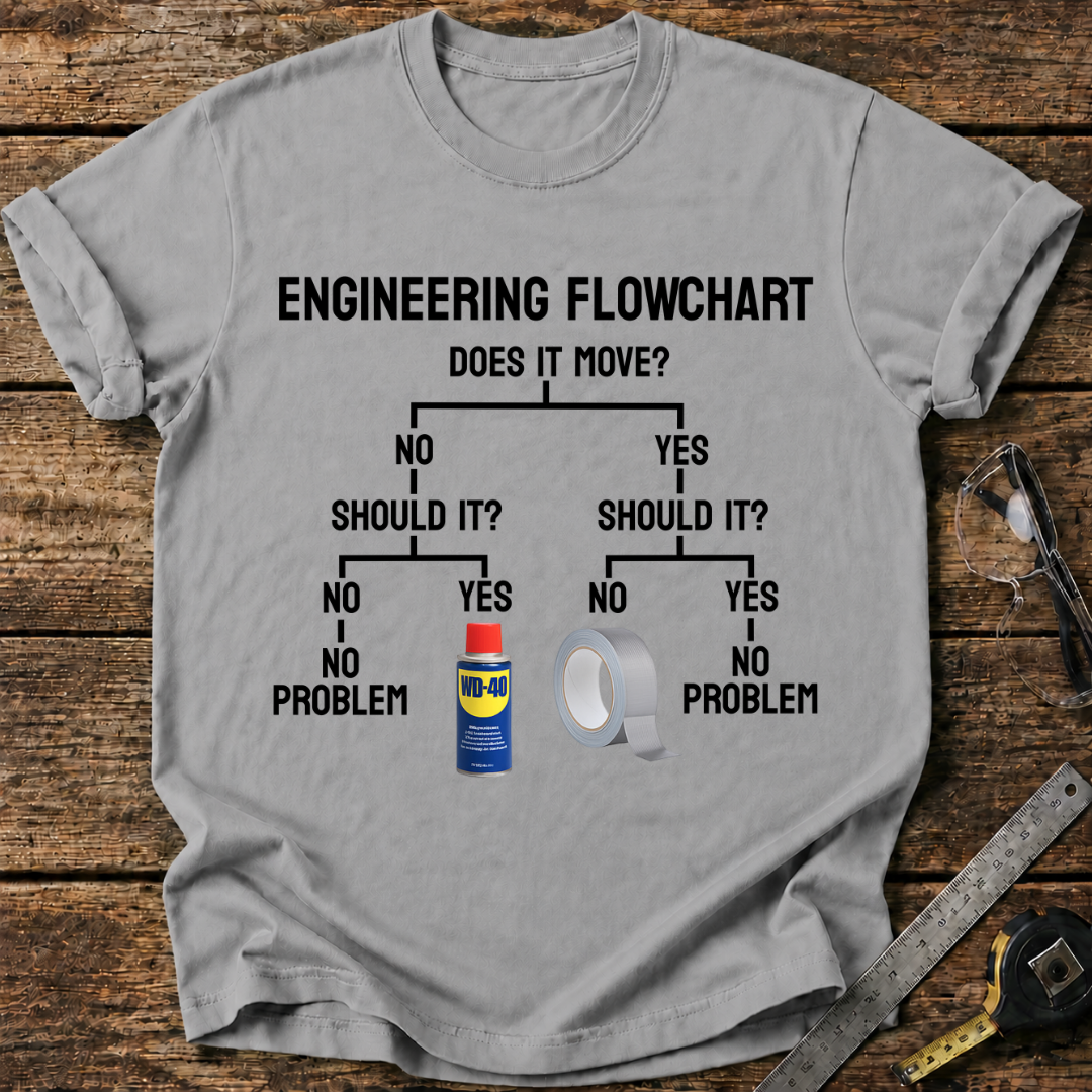 Engineering Flowchart T-shirt